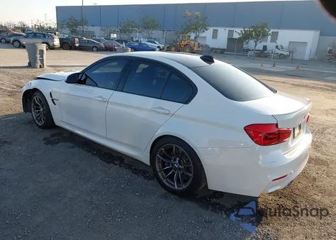 2017 BMW M3 z USA, uszkodzony, nr VIN WBS8M9C50H5G83637